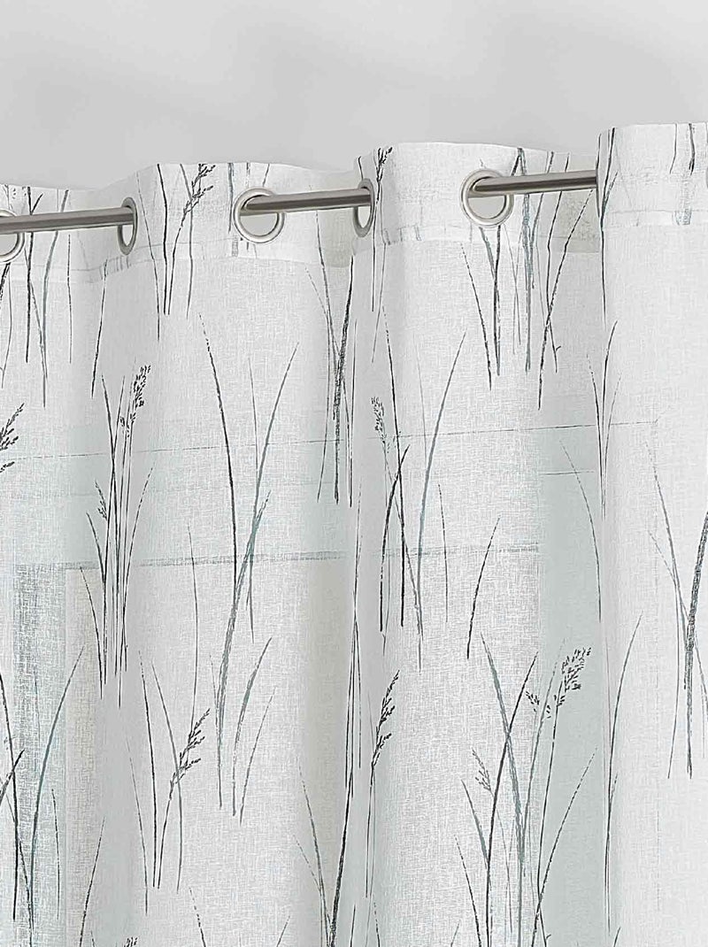 Cortinas vegetales Gris claro - Kiabi