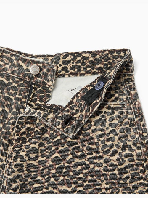 Cortos con estampado animal, MO Fashion - Kiabi Cortos con estampado animal, MO Fashion - Kiabi