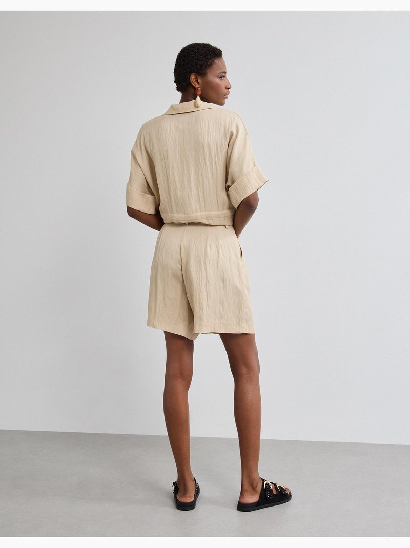 Cortos con Lyocell, MO Fashion Beige - Kiabi