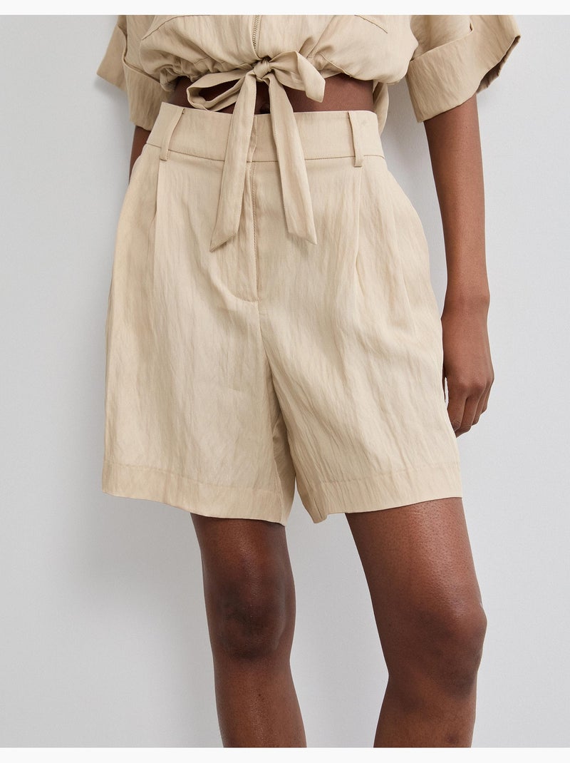 Cortos con Lyocell, MO Fashion Beige - Kiabi