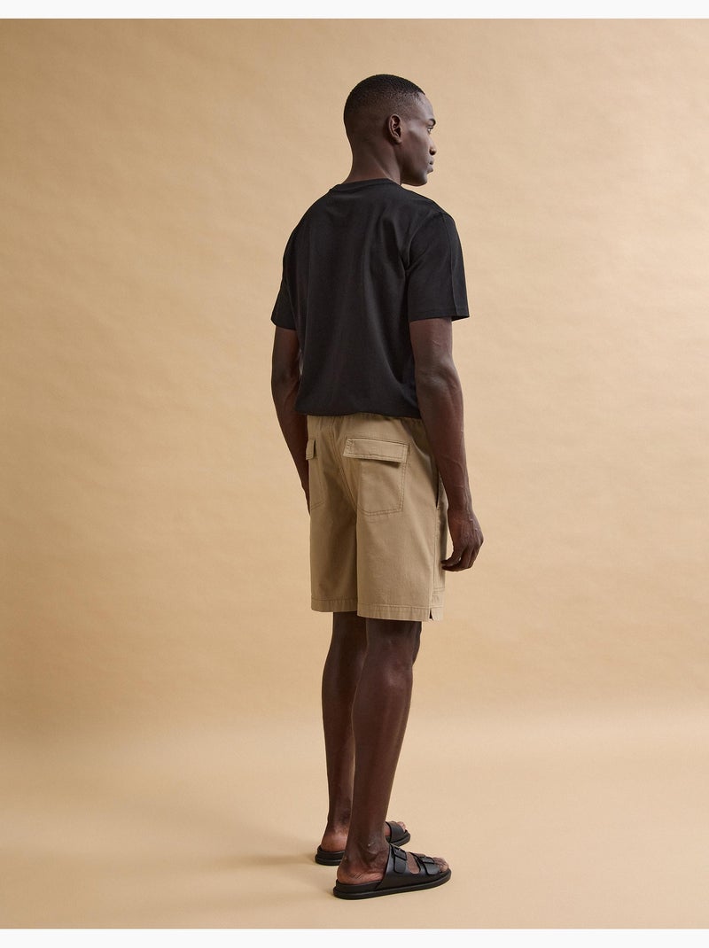 Cortos de lienzo, MO Fashion Beige - Kiabi