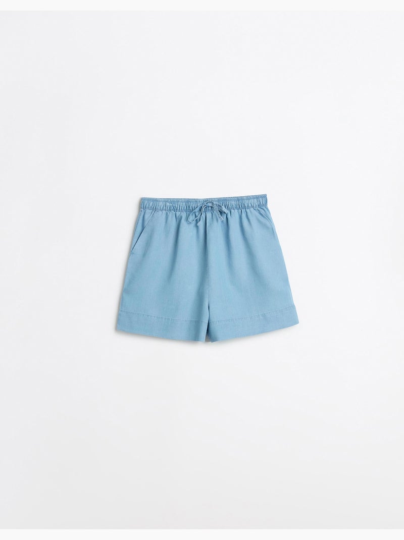 Cortos de Lyocell, MO Fashion Azul - Kiabi