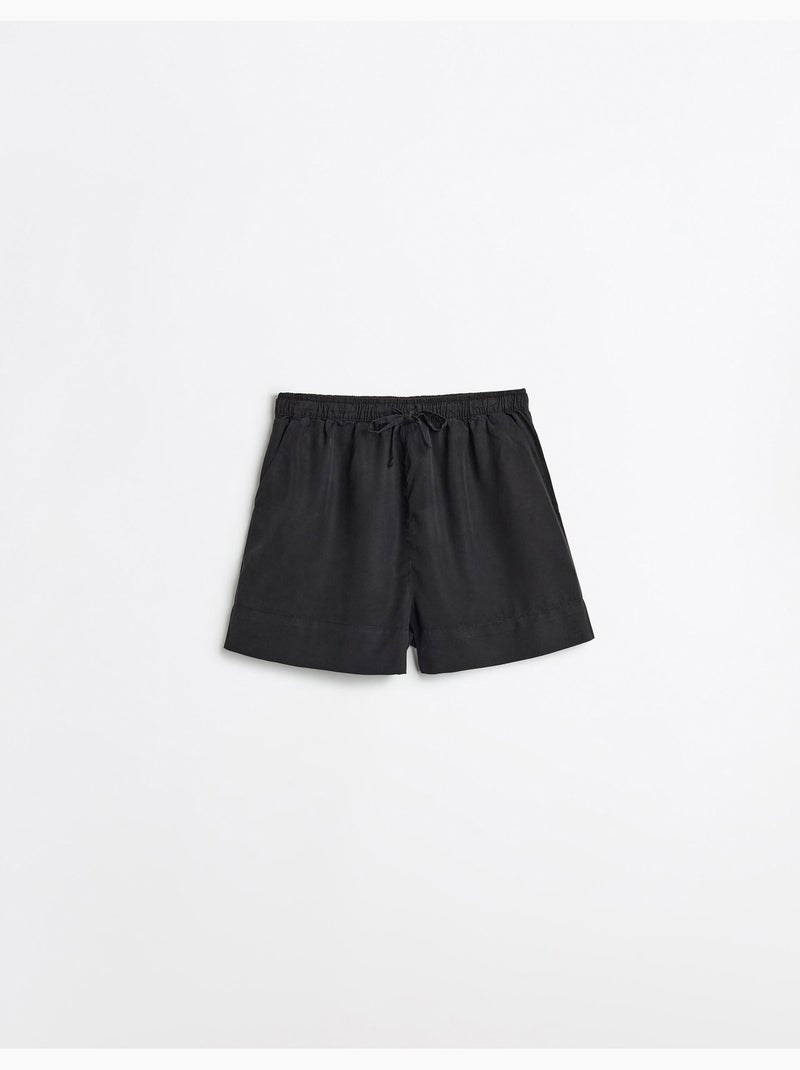 Cortos de Lyocell, MO Fashion Negro - Kiabi