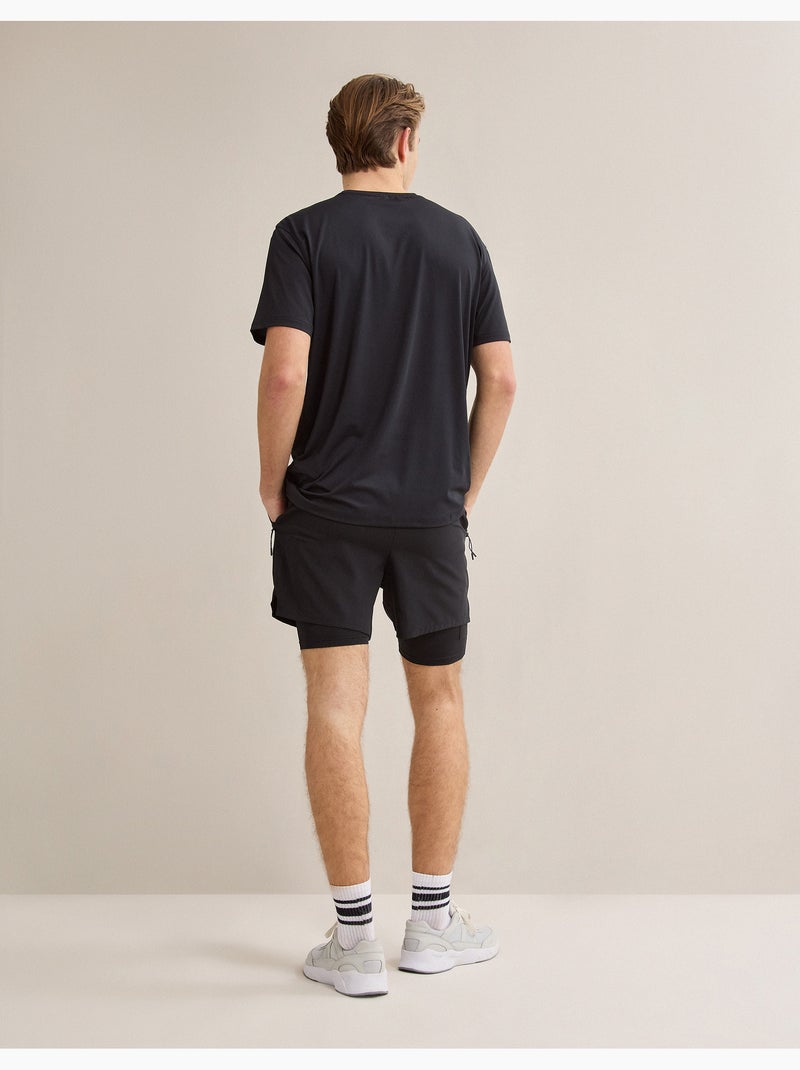 Cortos deportivos, MO Fashion Negro - Kiabi