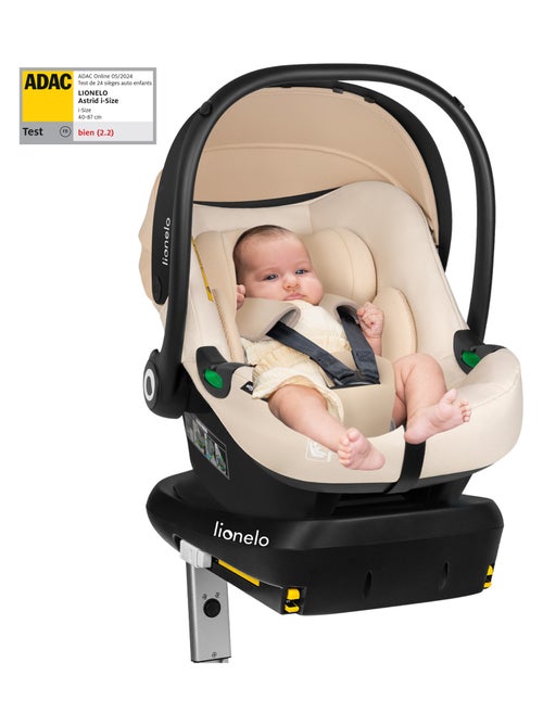 Cosi con base ISOFIX - LIONELO Astrid i-Size - Premio ADAC - Ligero - Silla de coche 40-87 cm - Kiabi