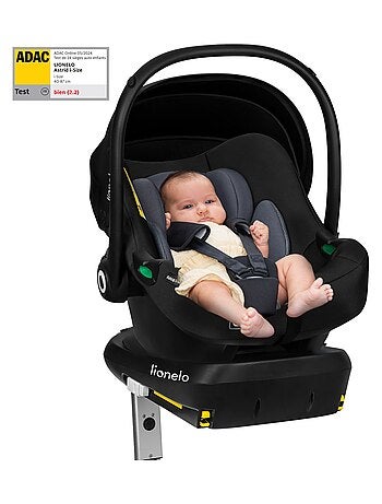 Silla de coche para bebé con base ISOFIX - LIONELO Astrid i-Size - Premio ADAC - Ligera - Silla de c