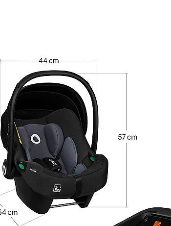 Silla de coche para bebé con base ISOFIX - LIONELO Astrid i-Size - Premio ADAC - Ligera - Silla de c