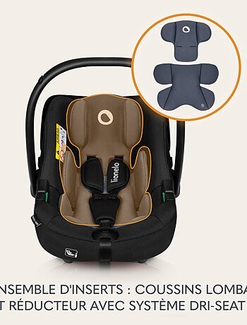 Silla de coche para bebé con base ISOFIX - LIONELO Astrid i-Size - Premio ADAC - Ligera - Silla de c