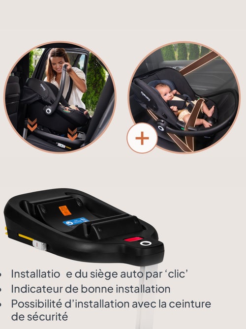 Cosi con base ISOFIX - LIONELO Astrid i-Size - Premio ADAC - Ligero - Silla de coche 40-87 cm - Kiabi