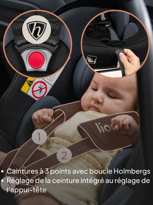 Cosi con base ISOFIX - LIONELO Astrid i-Size - Premio ADAC - Ligero - Silla de coche 40-87 cm - Kiabi