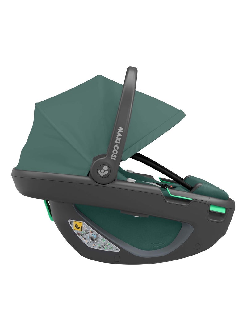 Cosi Coral 360, con capazo extraíble, i-Size y giratorio Verde oscuro - Kiabi