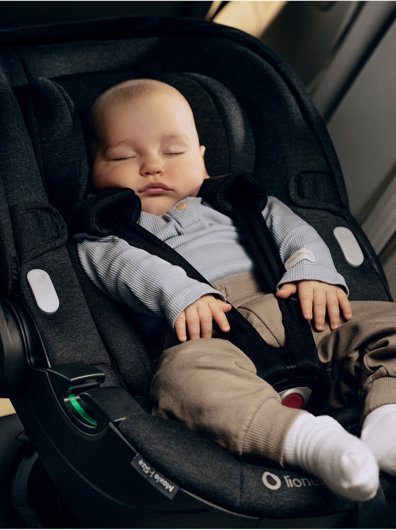 Cosi LIONELO Moxie i-Size - Tejido de bamb? - Silla de coche 40-87 cm - Ligera - Grupo 0+ Negro - Kiabi