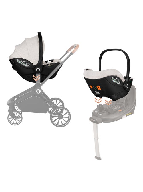 Cosi LIONELO Moxie i-Size - Tejido de bambú - Silla de coche 40-87 cm - Ligera - Grupo 0+ - Kiabi