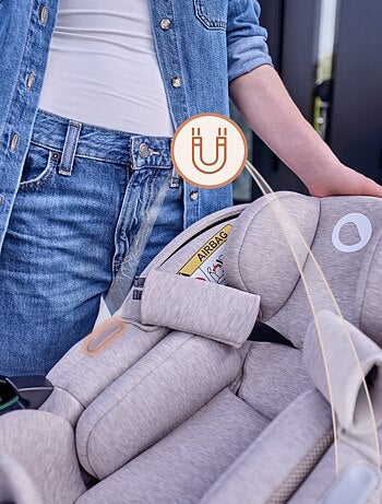 Cosi LIONELO Moxie i-Size - Tejido de bambú - Silla de coche 40-87 cm - Ligera - Grupo 0+