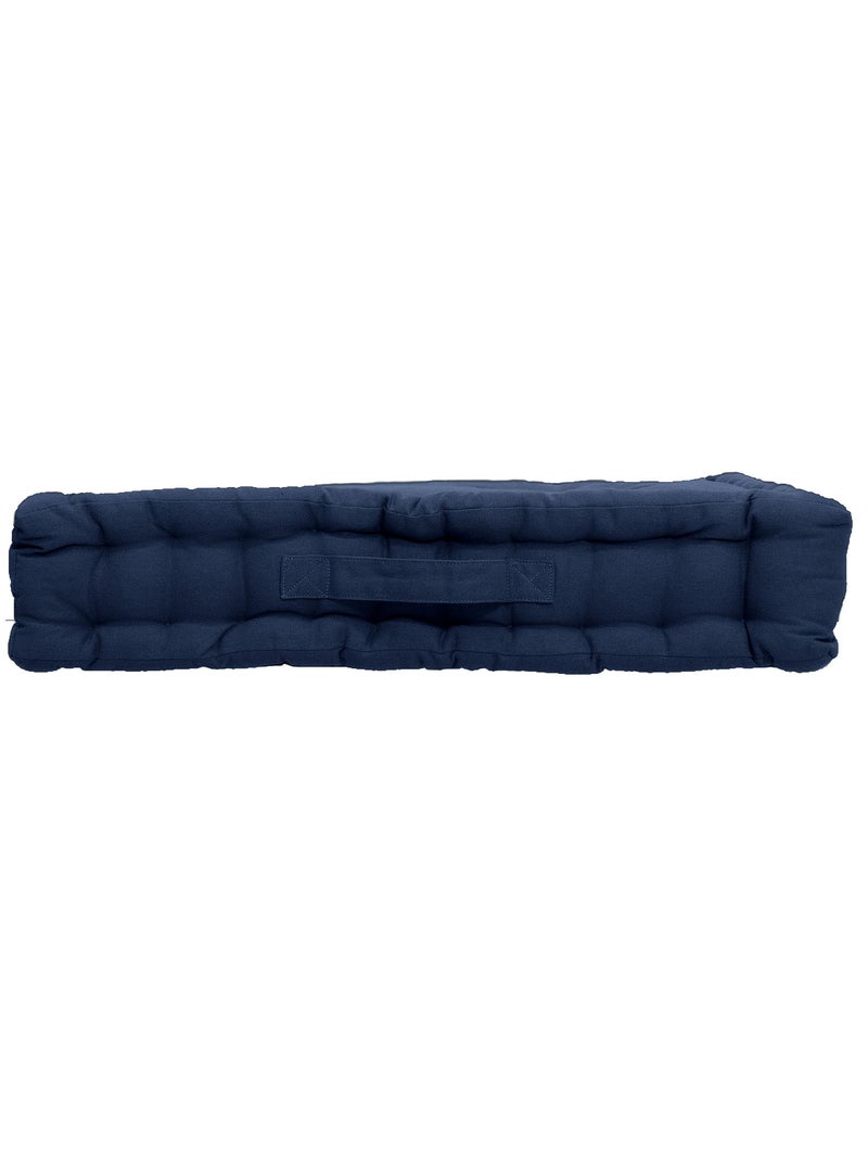Coussin de sol uni en pur coton - Kiabi
