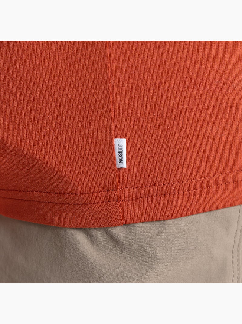 Craghoppers - Camiseta Abel de Nosilife de Manga Larga para Hombre Naranja/Rojo - Kiabi