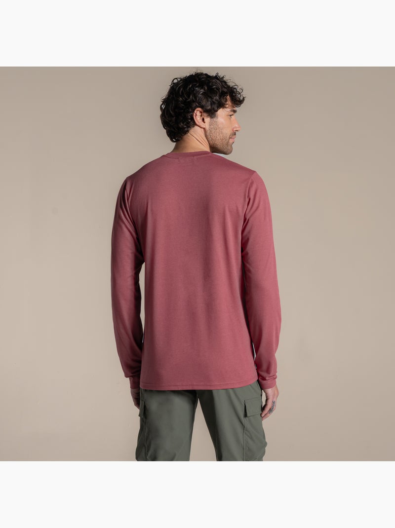 Craghoppers - Camiseta Abel de Nosilife de Manga Larga para Hombre Rojo ladrillo - Kiabi