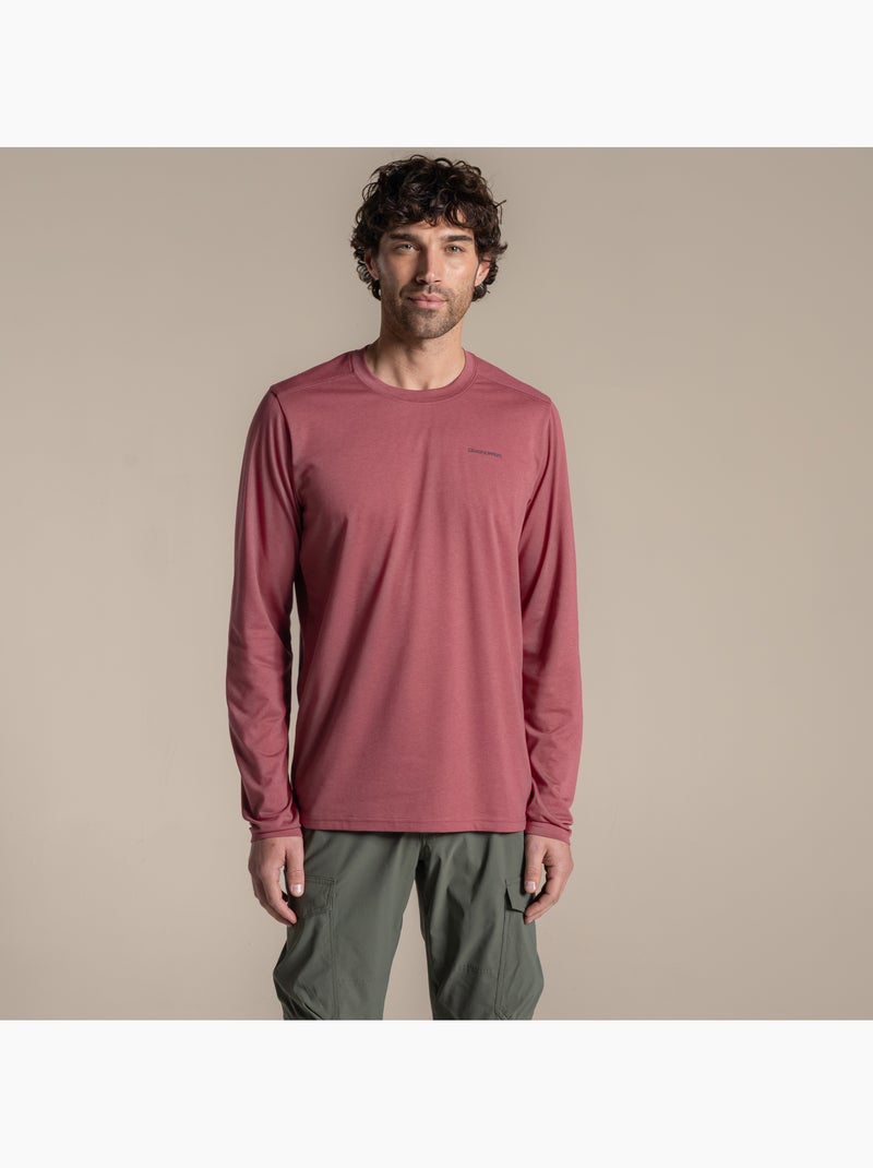 Craghoppers - Camiseta Abel de Nosilife de Manga Larga para Hombre Rojo ladrillo - Kiabi