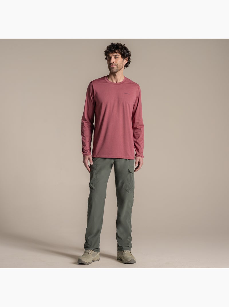 Craghoppers - Camiseta Abel de Nosilife de Manga Larga para Hombre Rojo ladrillo - Kiabi