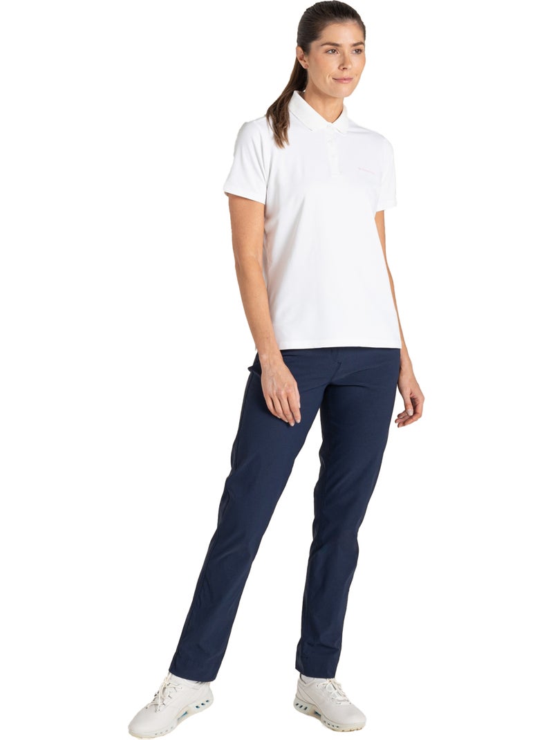 Craghoppers - Polo Thornbury de Nosilife de Manga Corta Golf para Mujer Blanco - Kiabi