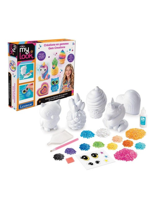 Creaciones de gemas de cristal en 3D - Kiabi