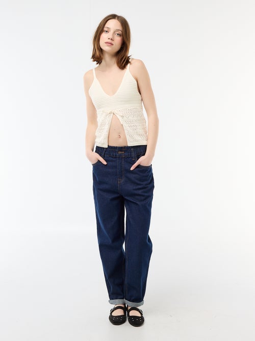 Crop top de ganchillo - Kiabi