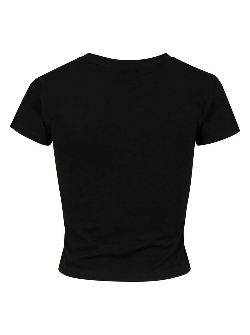 Crop top de jersey para mujer - urban classics Negro - Kiabi