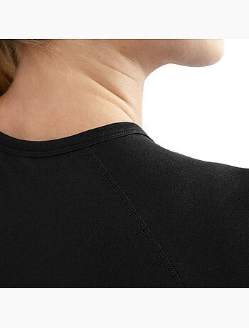 Crop top deportivo sin costuras manga corta mujer fitness mujer attitude