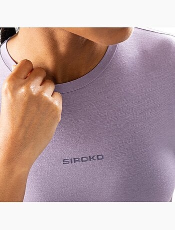 Crop top manga corta entrenamiento mujer fitness mujer harmony