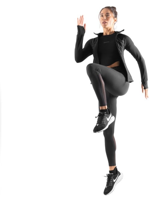 Crop top manga corta entrenamiento mujer fitness mujer sculpt - Kiabi