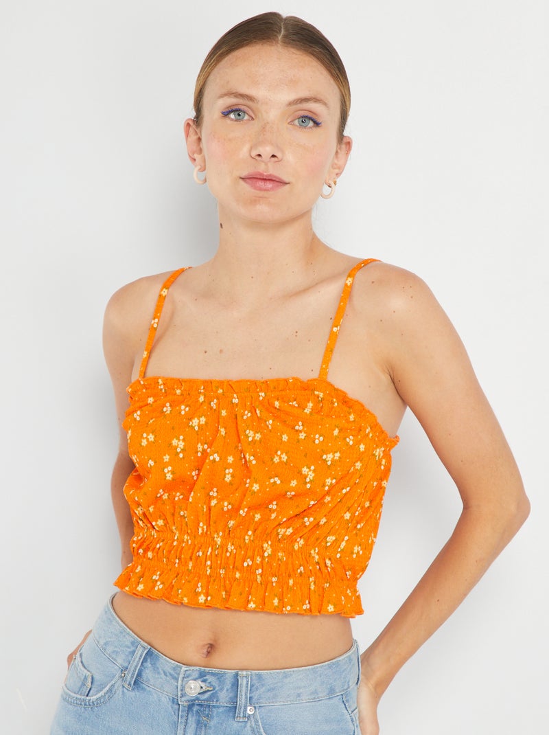 Crop top NARANJA - Kiabi