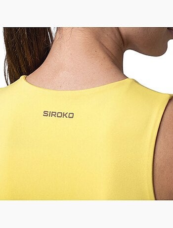 Crop top sin mangas trail running mujer senderismo mujer phoenix-w