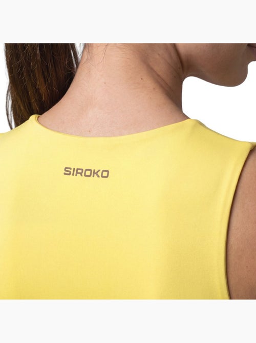 Crop top sin mangas trail running mujer senderismo mujer phoenix-w - Kiabi