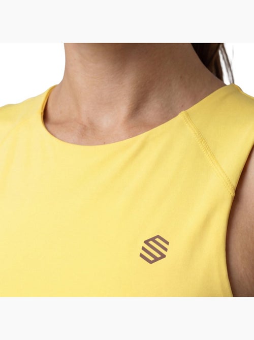 Crop top sin mangas trail running mujer senderismo mujer phoenix-w - Kiabi