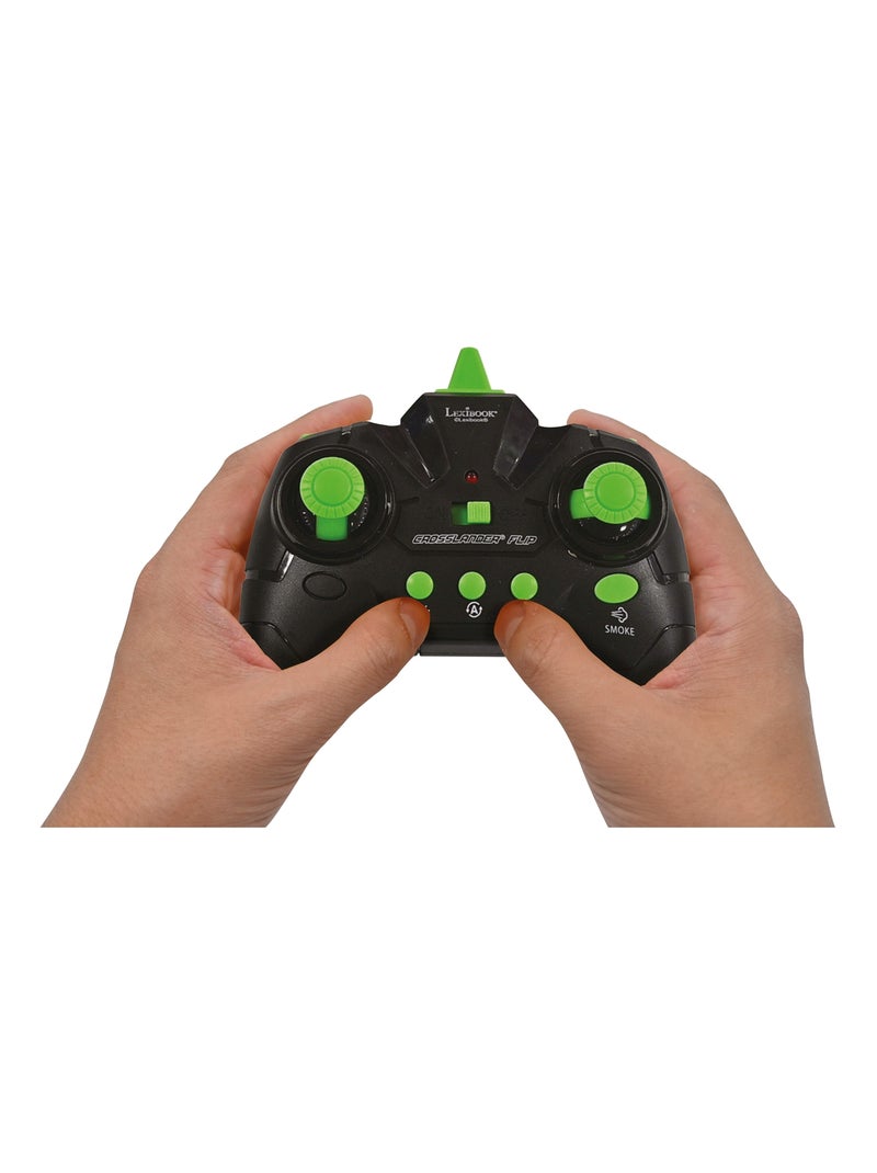 Crosslander ® Flip 6 ruedas, acrobacias 360° con efectos de luz y sonido Verde - Kiabi