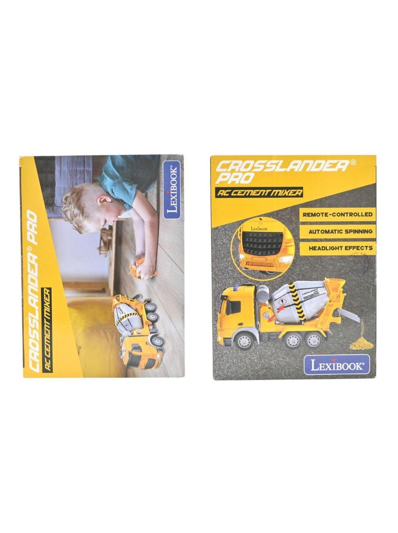 Crosslander PRO ® Hormigonera radiocontrolada con efectos de luz y sonido. Amarillo - Kiabi