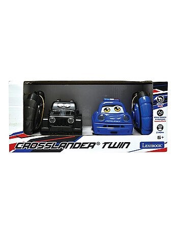 Crosslander Twin Juego de coche de policía y coche de ladrón