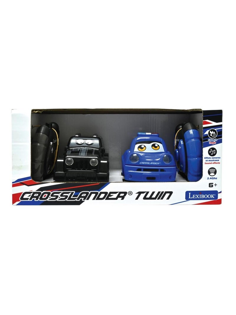Crosslander Twin Juego de coche de policía y coche de ladrón Multicolor - Kiabi