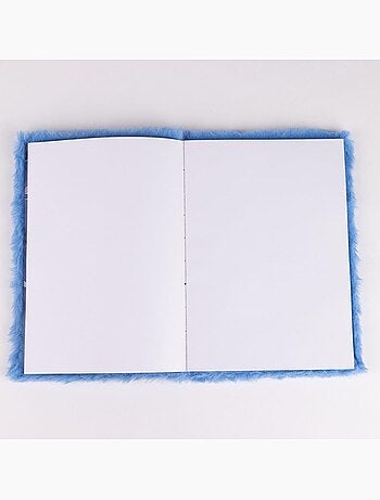 Cuaderno A5 - Stitch - Disney - Cubierta de peluche