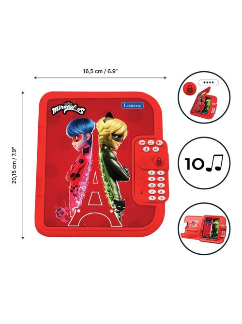 Cuaderno electrónico de seguridad Miraculous Secret - Kiabi