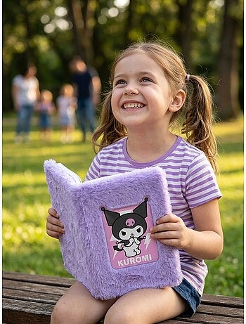 Cuaderno peluche a5 tapa suave kuromi sanrio
