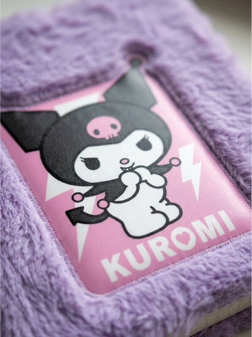 Cuaderno peluche a5 tapa suave kuromi sanrio - Kiabi