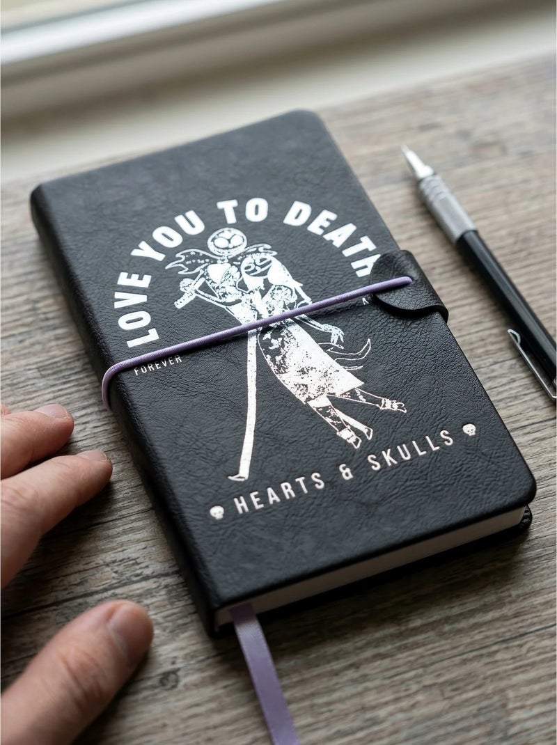 Cuaderno premium tapa dura 19,6 cm jack skellington disney Negro - Kiabi