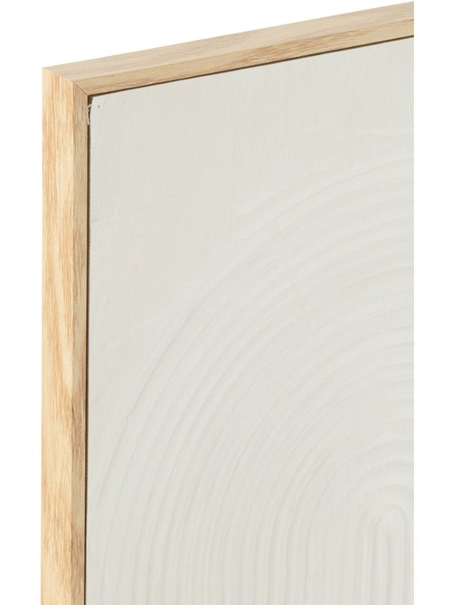 Cuadro con textura, marco de madera - AFIBEL - Kiabi