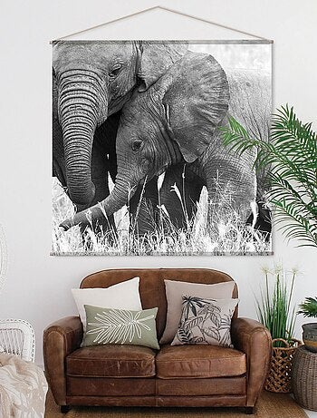Cuadro mural de elefante