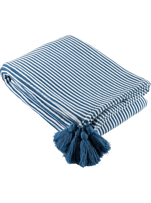 Cuadros a rayas con borlas - Kiabi