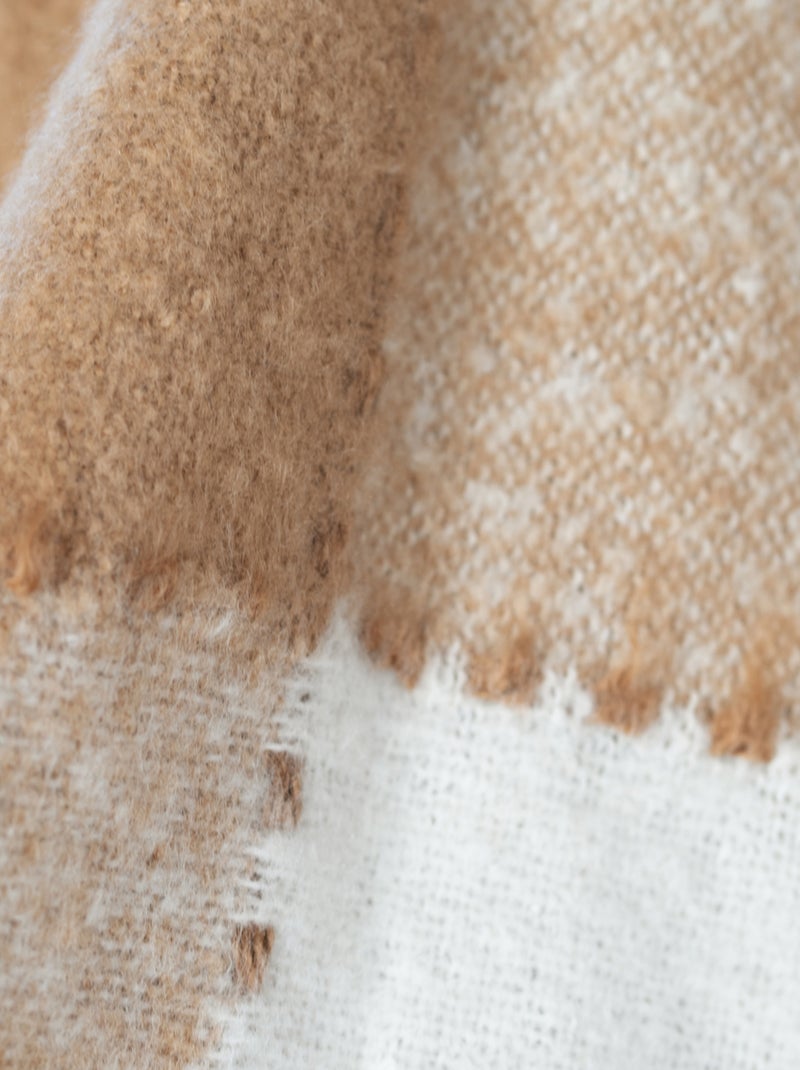 Cuadros de mohair Beige - Kiabi