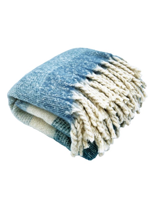 Cuadros efecto mohair con flecos retorcidos - Kiabi