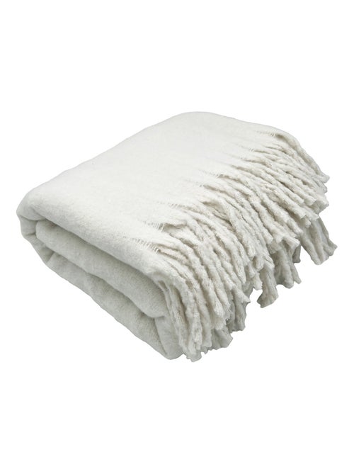 Cuadros efecto mohair con flecos retorcidos - Kiabi
