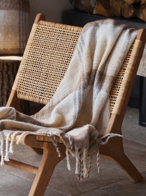 Cuadros escoceses con efecto mohair - Kiabi Cuadros escoceses con efecto mohair - Kiabi